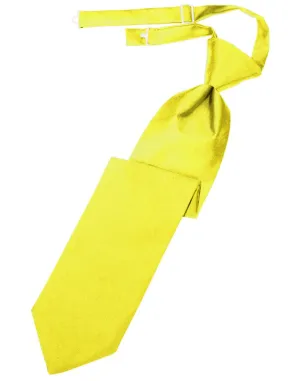 Lemon Luxury Satin Kids Necktie