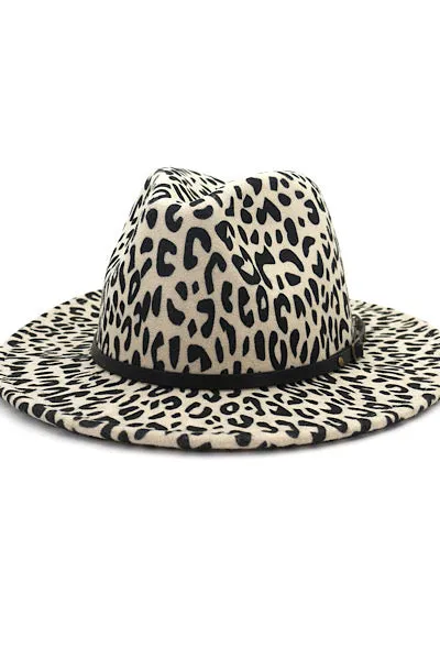 Leopard Fashion Panama Hats