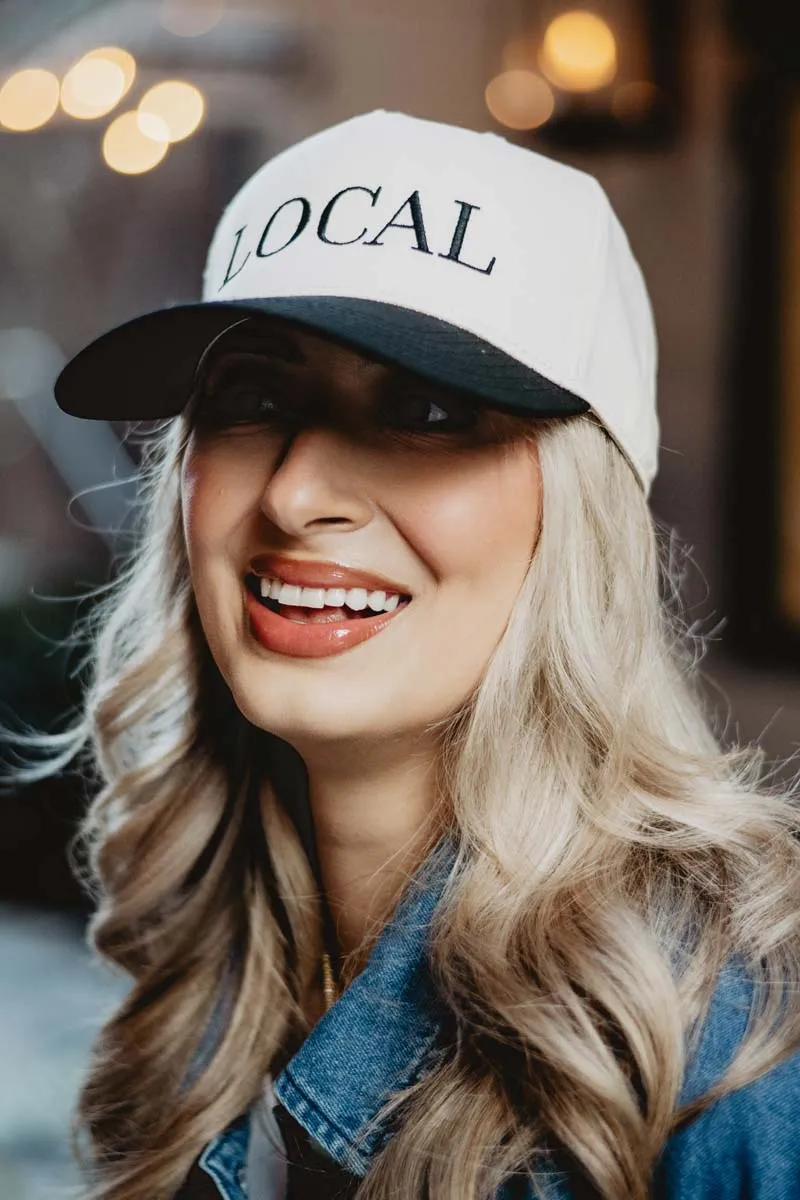 LOCAL Two-Toned Retro Vintage Hat  By Katydid