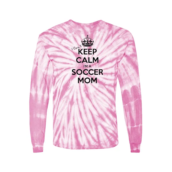 Long Sleeve Shirts Keep Calm Soccer Mom