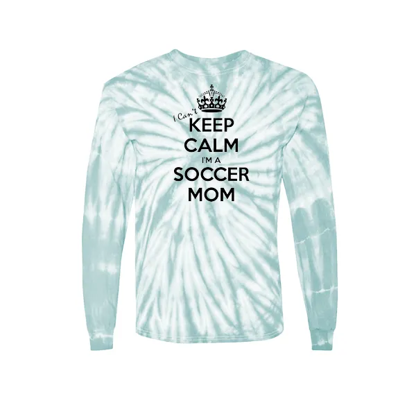 Long Sleeve Shirts Keep Calm Soccer Mom