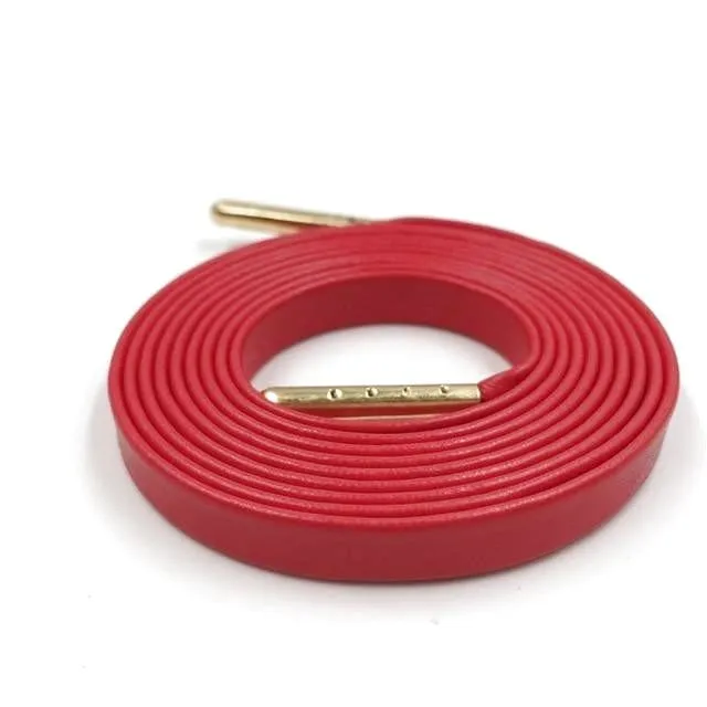 Luxury Leather Shoelaces