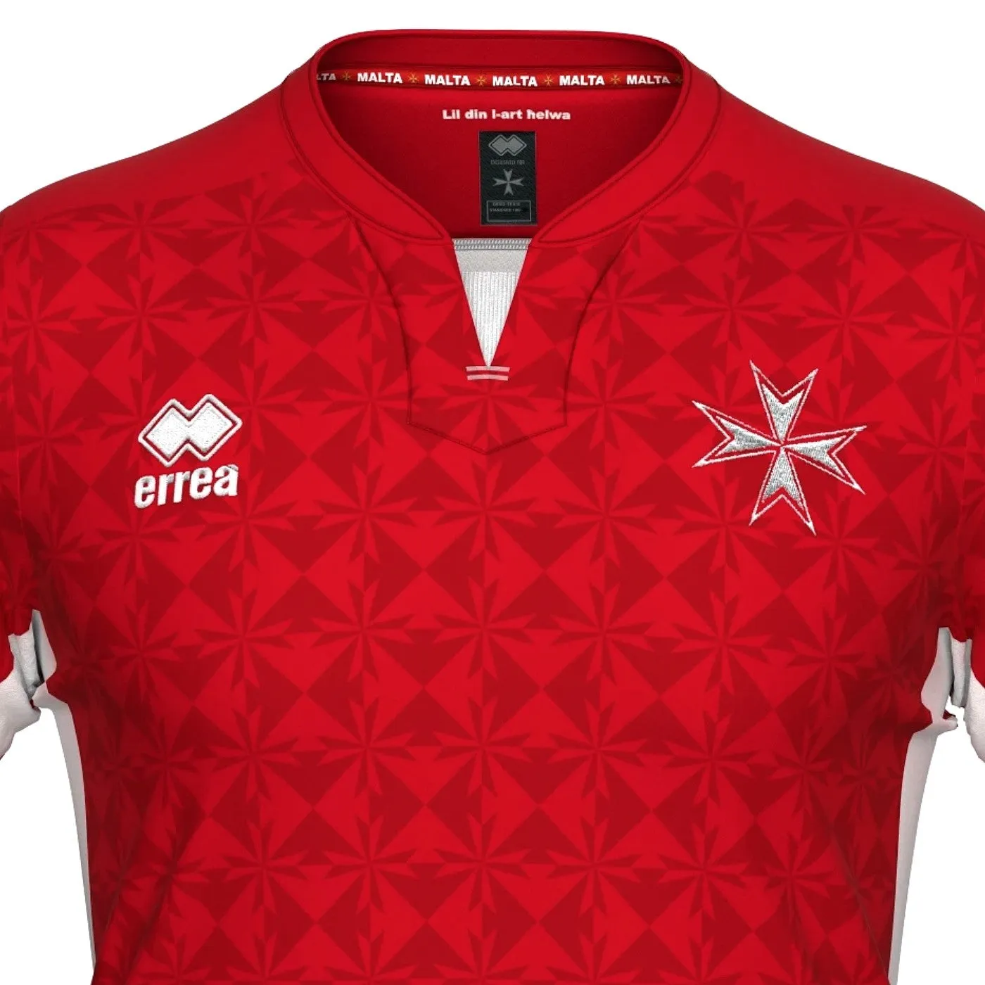 Malta national team Home Soccer jersey 2022/23 - Errea