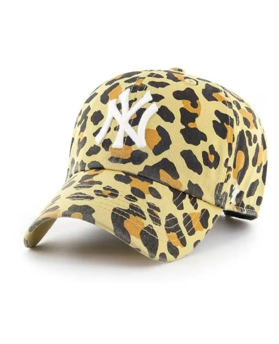 NY Baseball Hat Cheetah