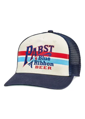 Pabst Blue Ribbon Striped Sinclair Hat