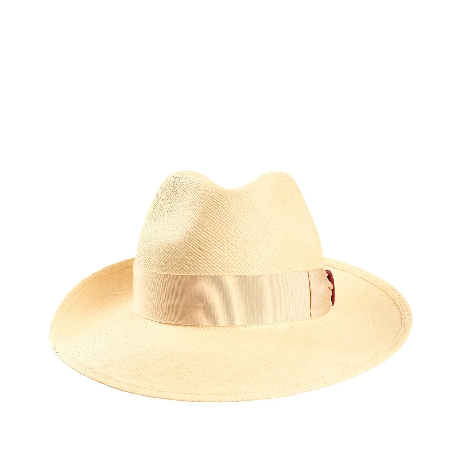 PANAMA AMEDEO MODEL WITH BURGUDY DETAILS ON BOW AND BAND, 60 CM