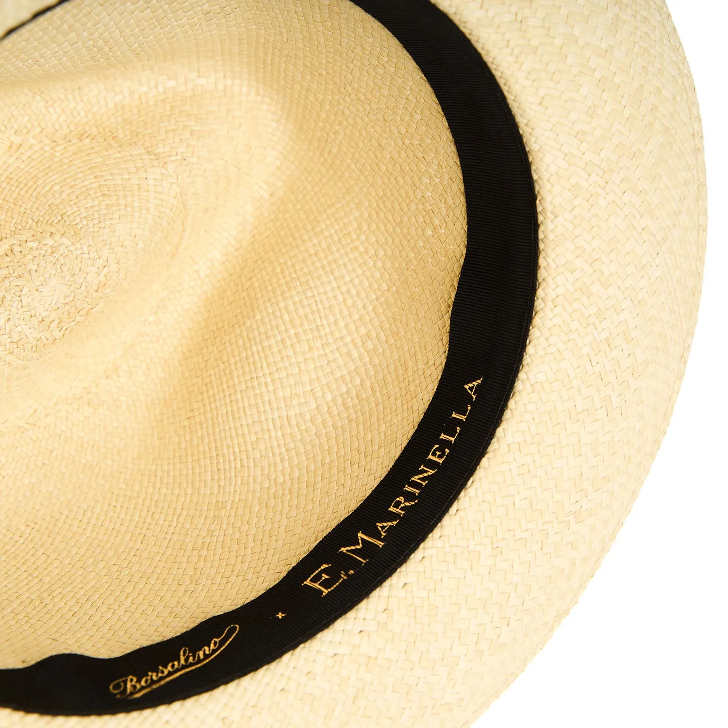 PANAMA AMEDEO MODEL WITH YELLOW DETAILS ON BOW AND BAND, 60 CM