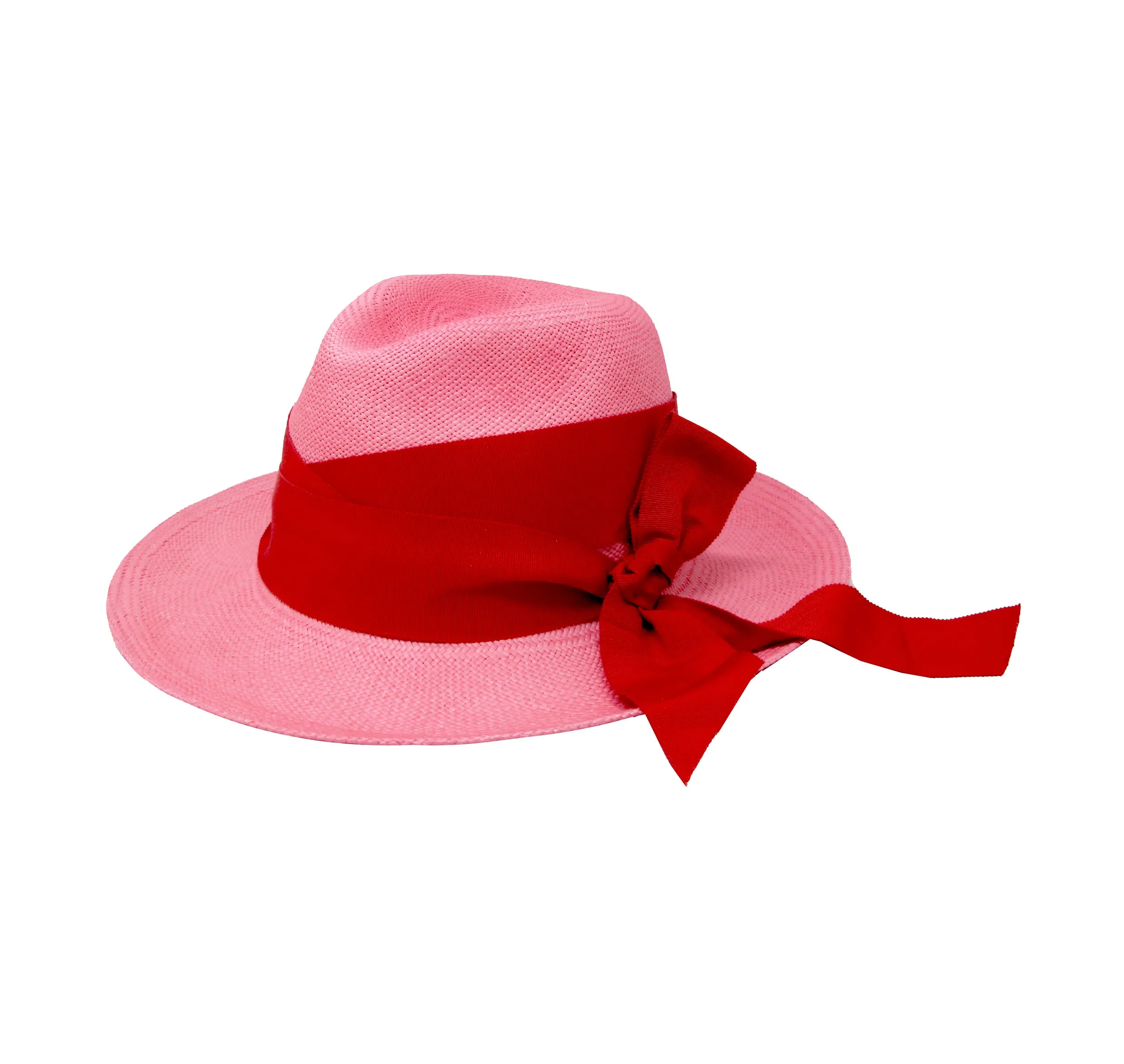 Panama Hat Double Twist With Bow Band