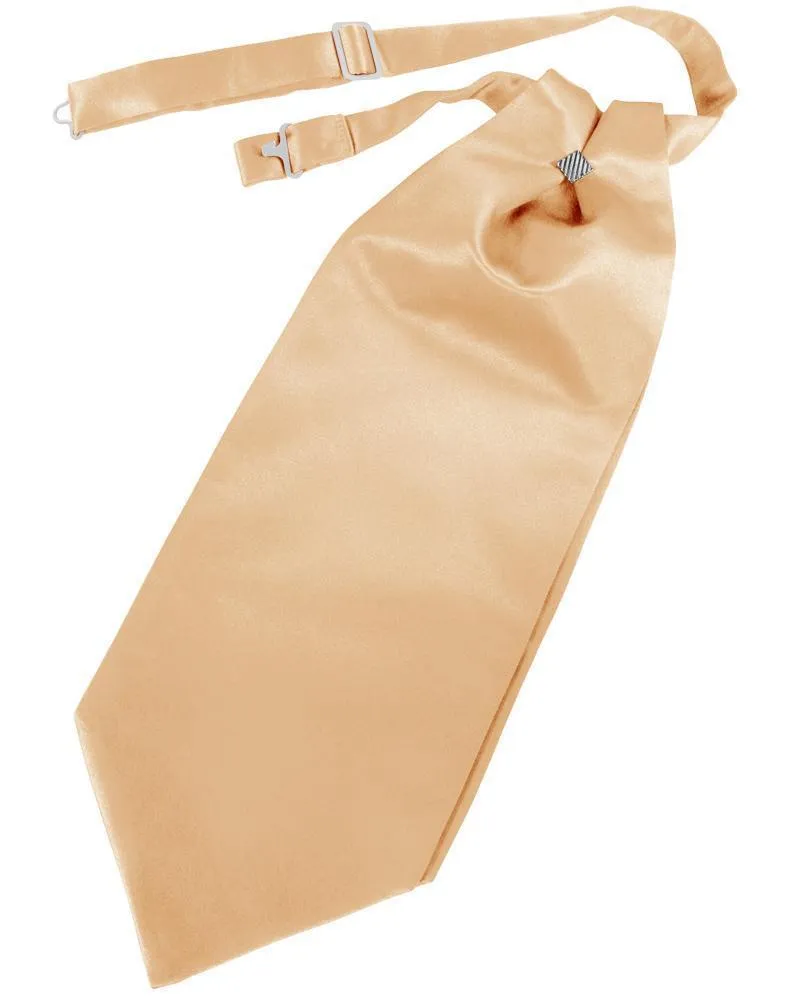 Peach Luxury Satin Cravat