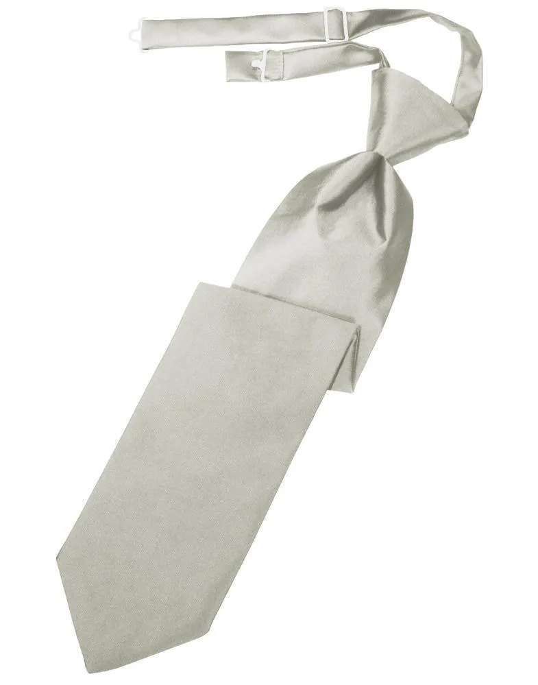 Platinum Luxury Satin Kids Necktie