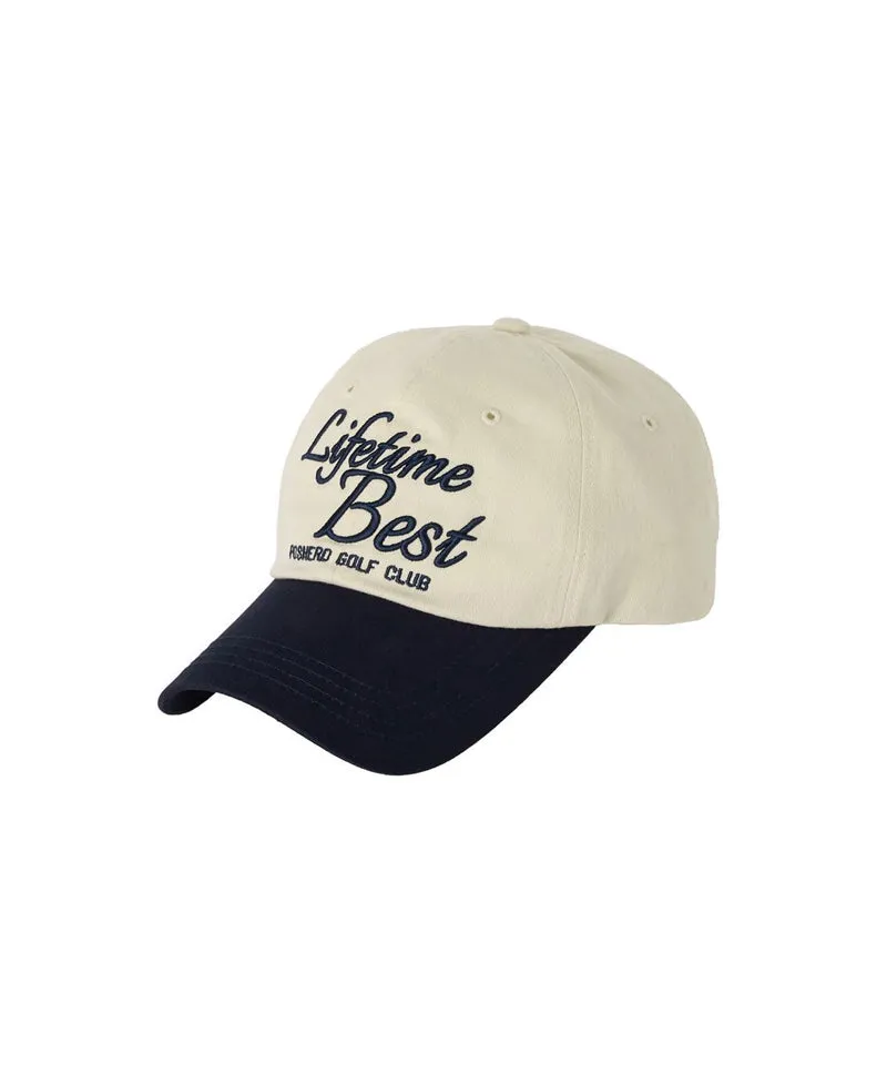 POSHERD Labe Two-Tone Ball Cap - Light Beige