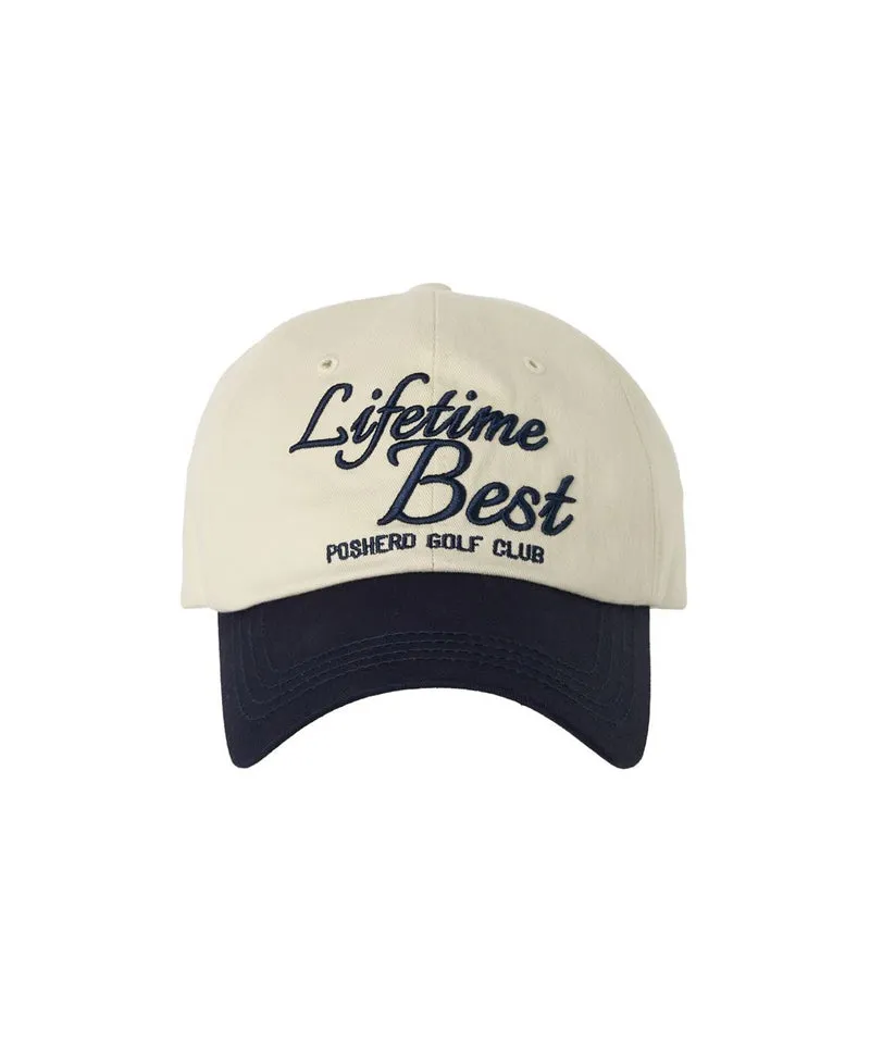 POSHERD Labe Two-Tone Ball Cap - Light Beige