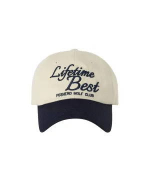 POSHERD Labe Two-Tone Ball Cap - Light Beige