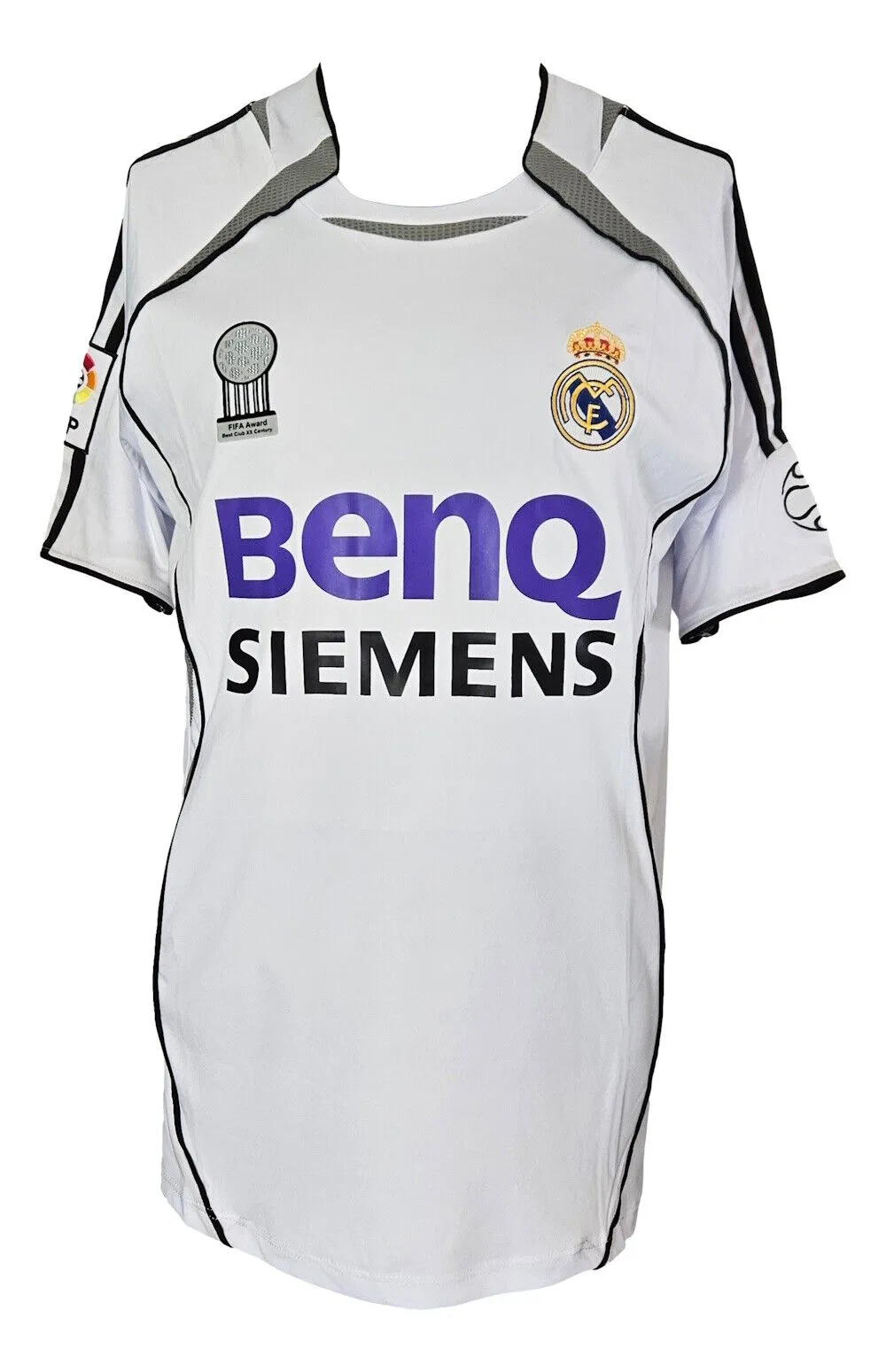 Roberto Carlos Signed Real Madrid Soccer Jersey BAS
