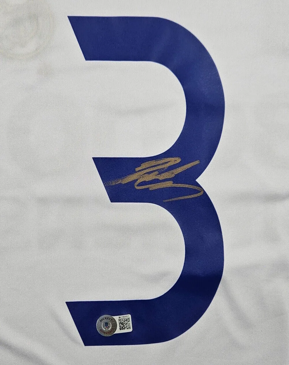 Roberto Carlos Signed Real Madrid Soccer Jersey BAS