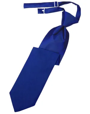Royal Blue Luxury Satin Kids Necktie