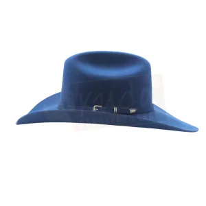 Santafe Western Felt Hat - Yale Blue