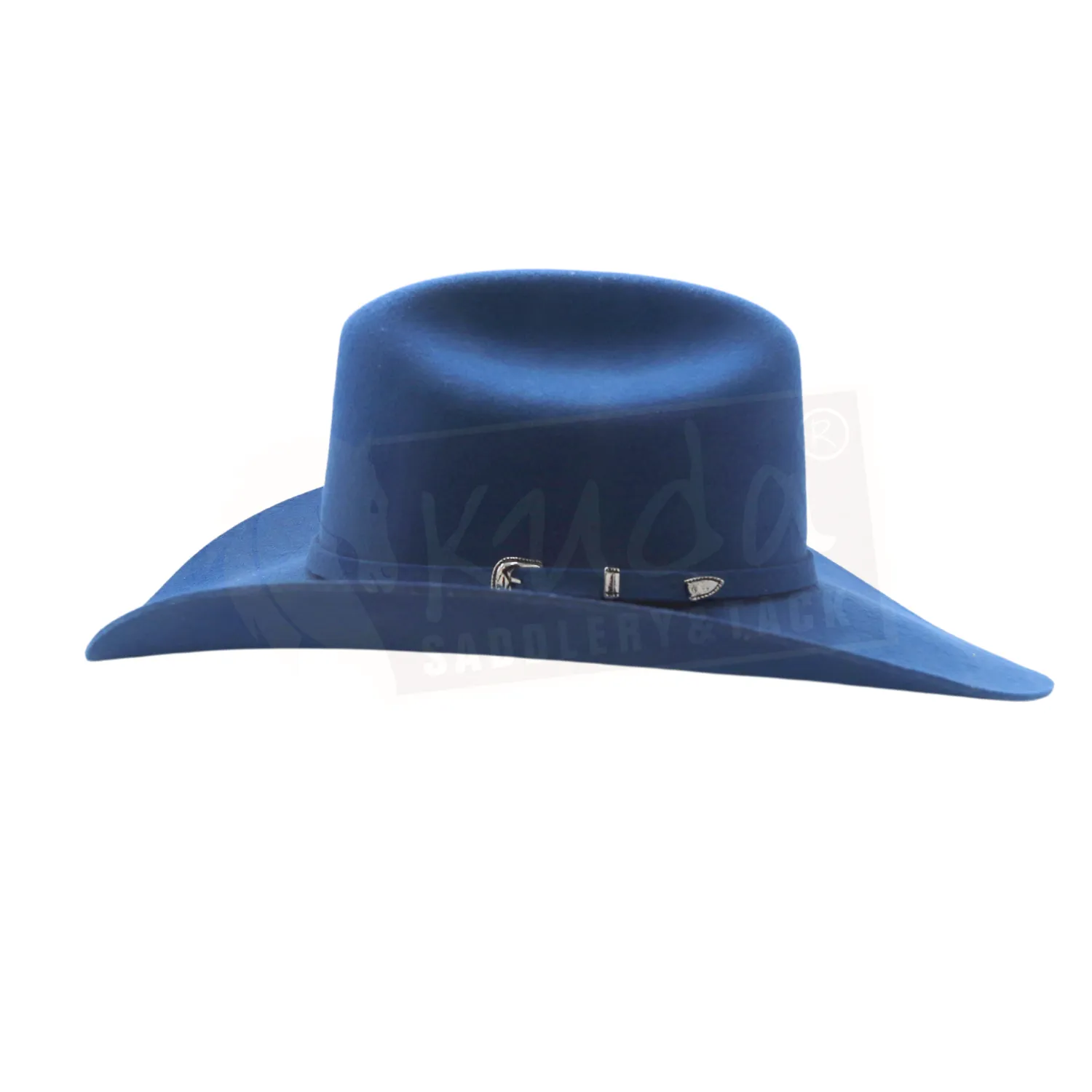 Santafe Western Felt Hat - Yale Blue
