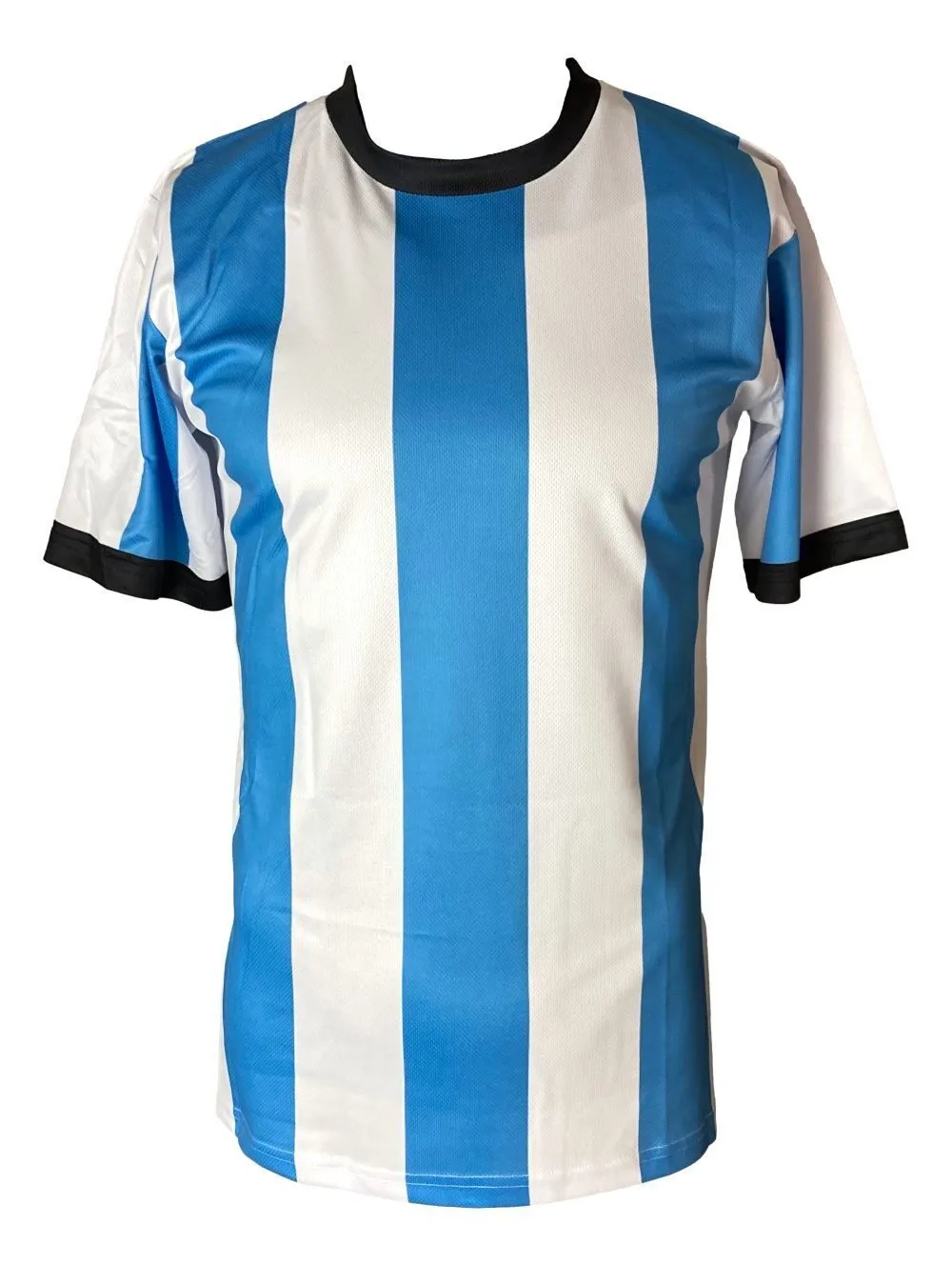 Sergio Aguero Manchester Signed Blue Soccer Jersey BAS