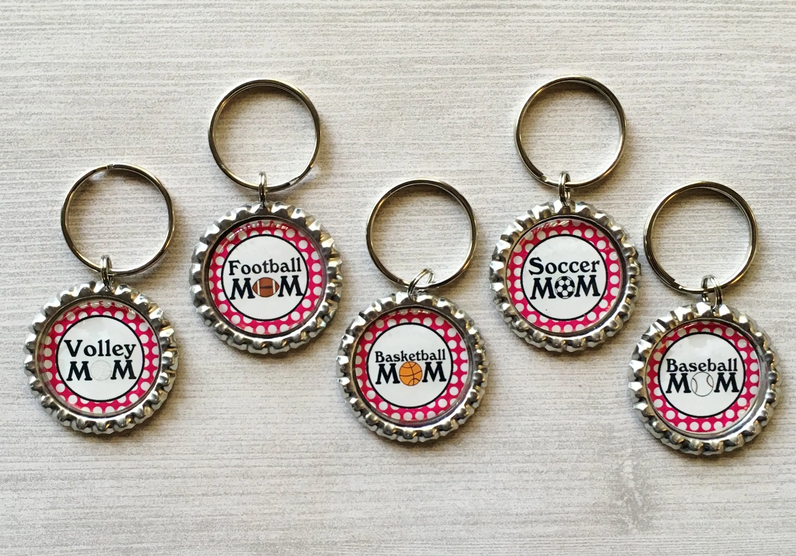Sports Mom Keychains