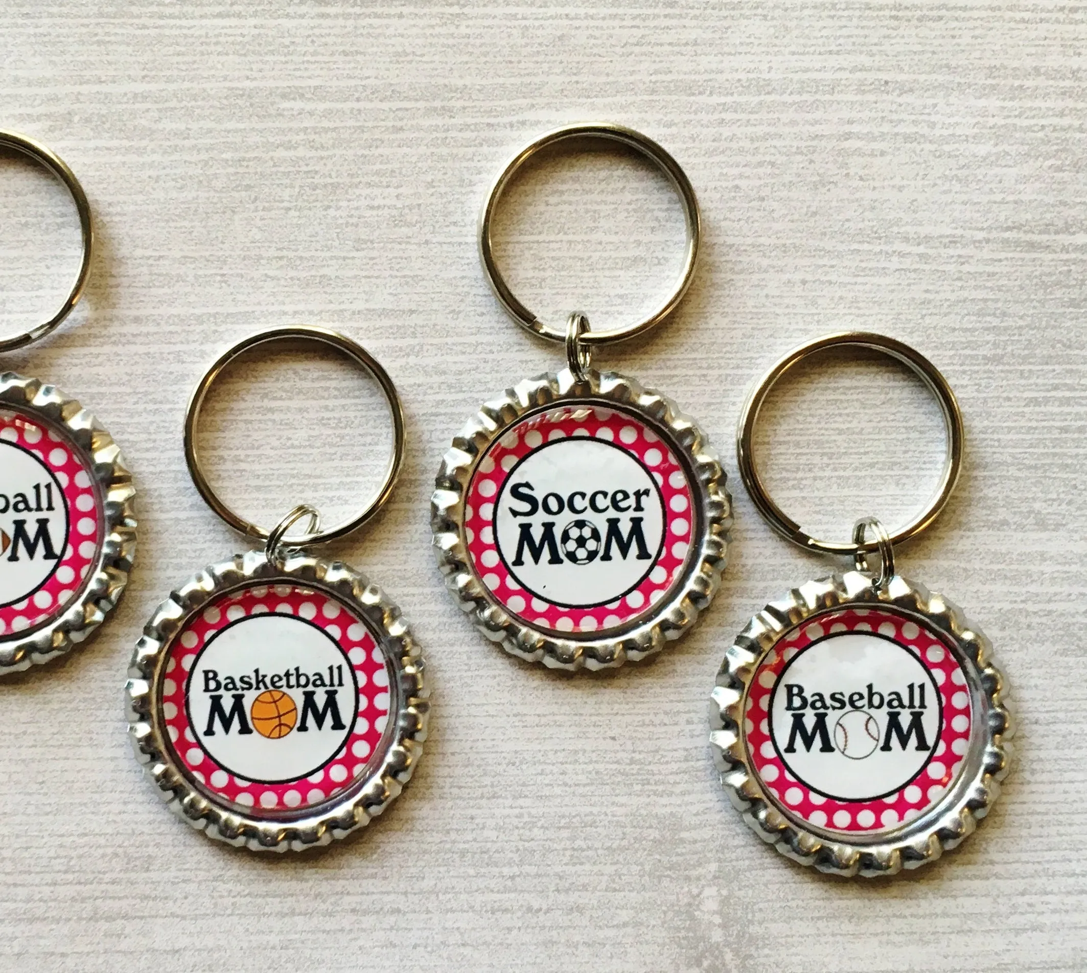 Sports Mom Keychains