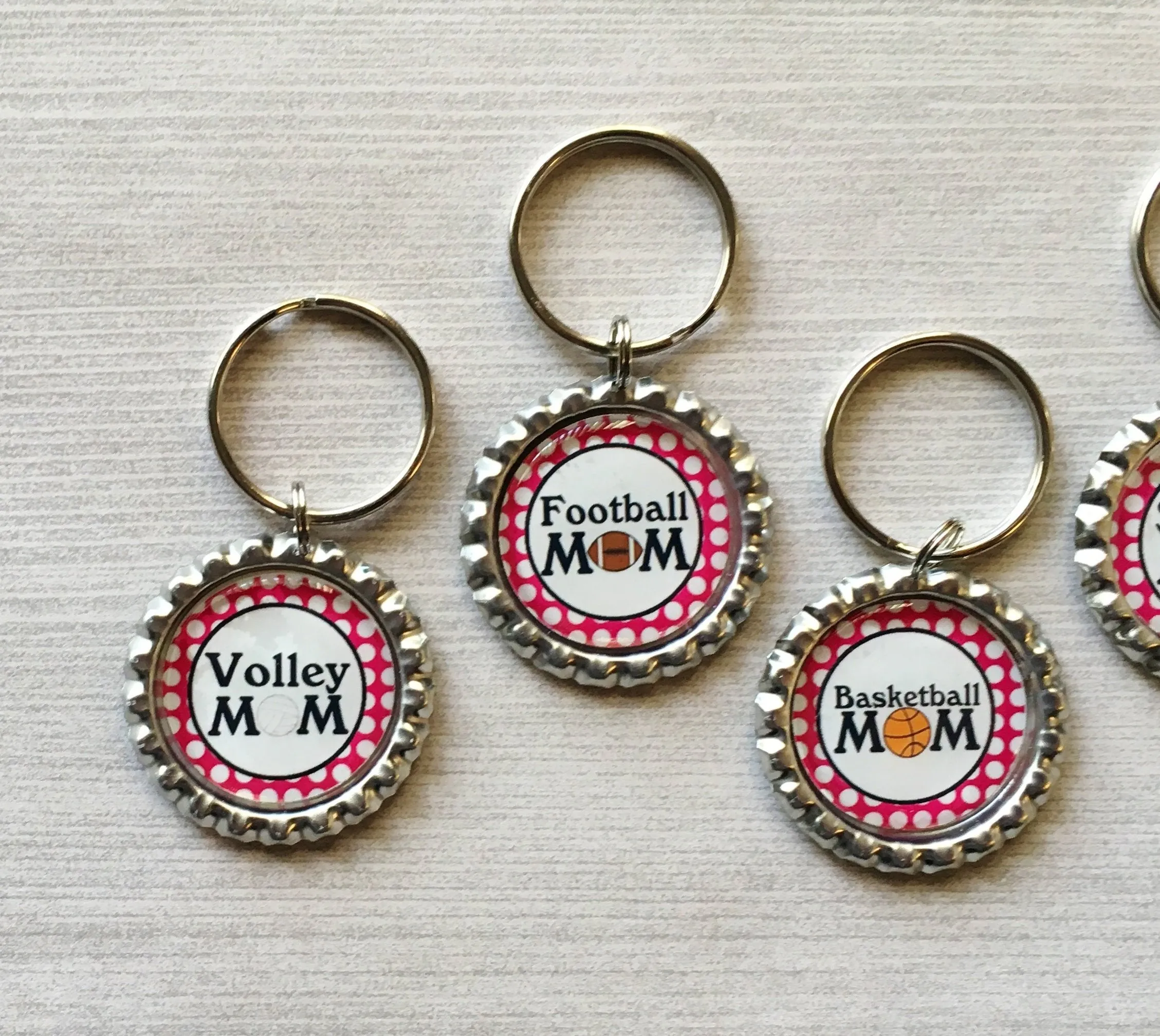 Sports Mom Keychains