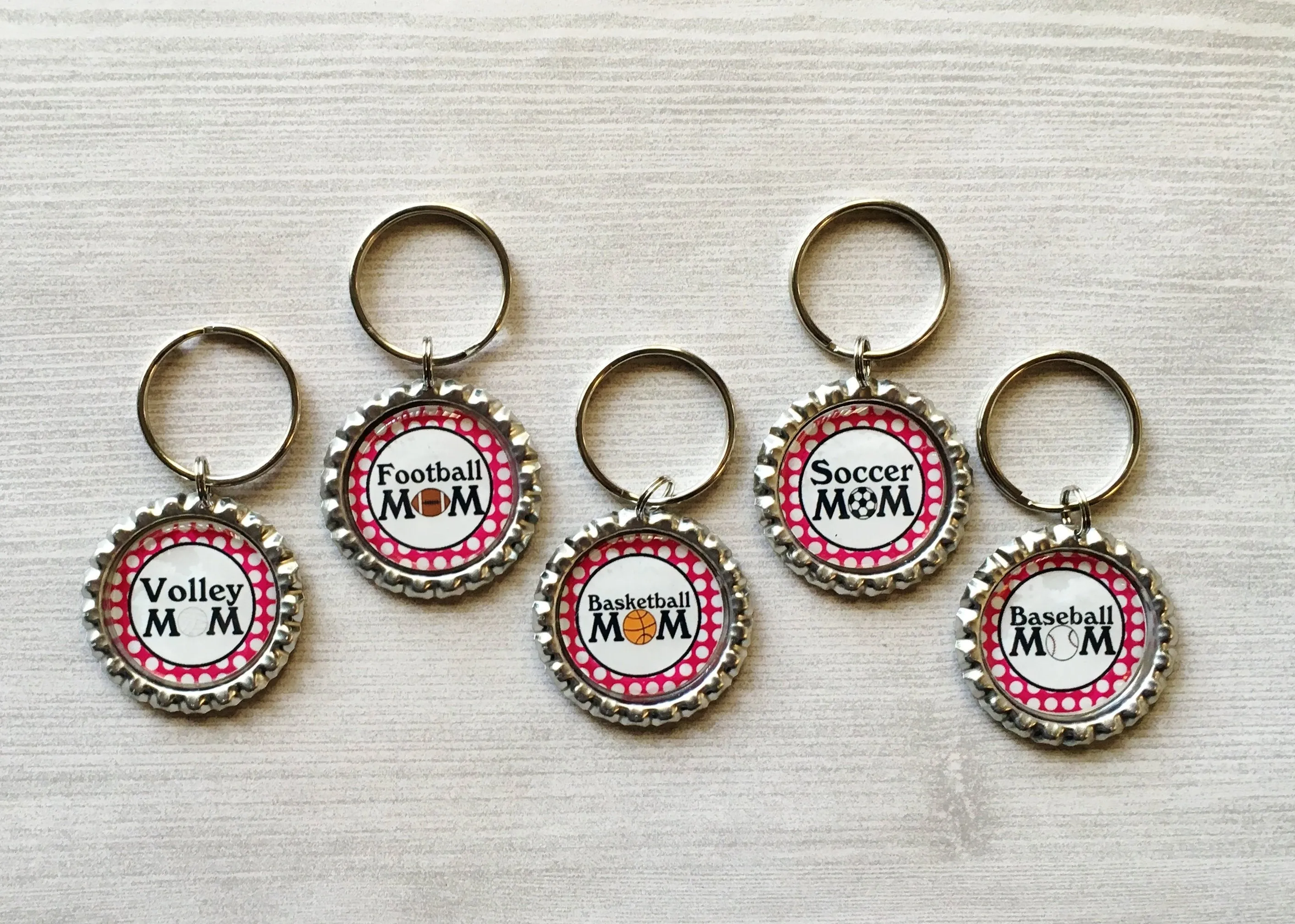 Sports Mom Keychains