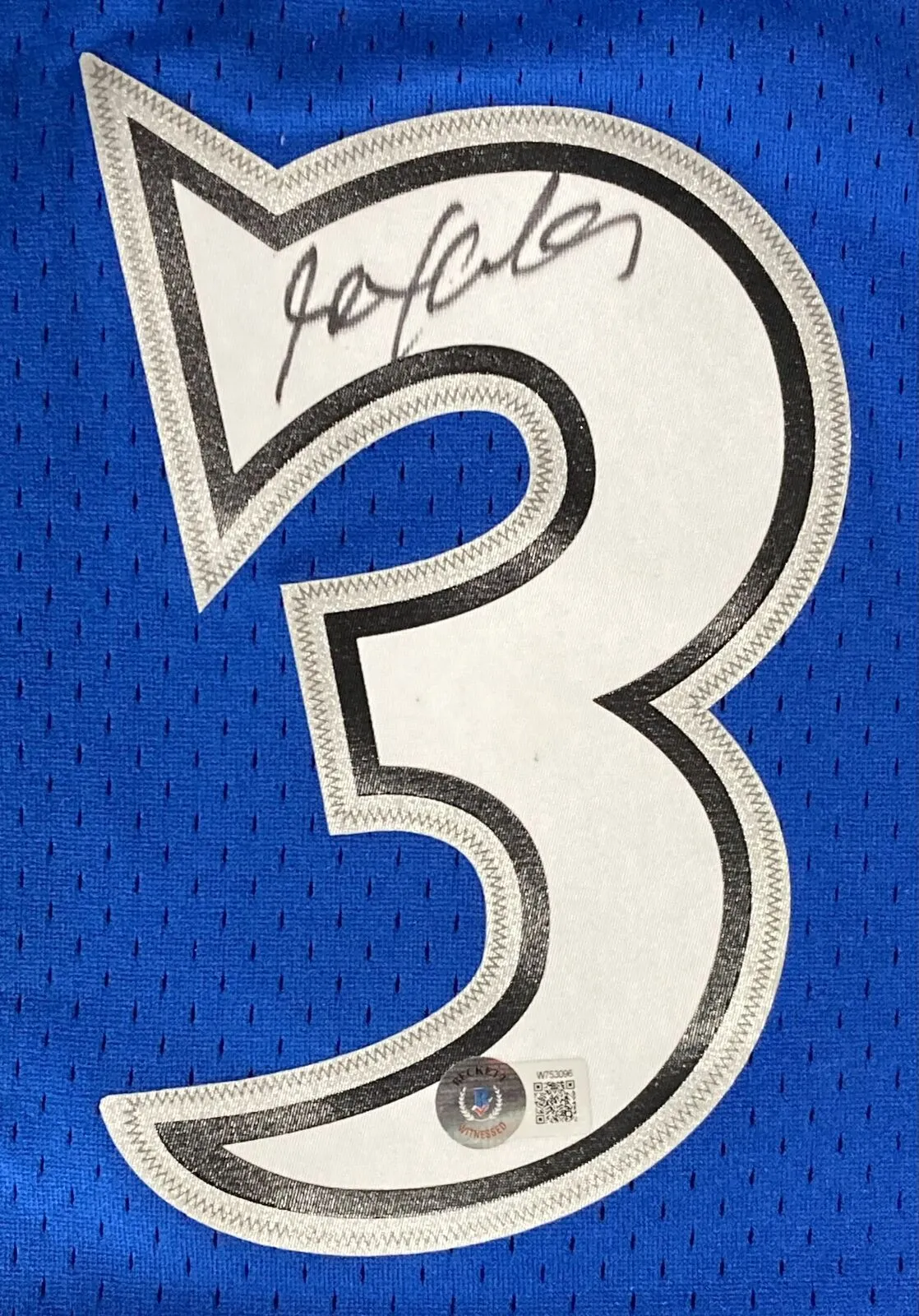 Stephon Marbury Signed Timberwolves 1996/97 M&N HWC Swingman Jersey BAS ITP