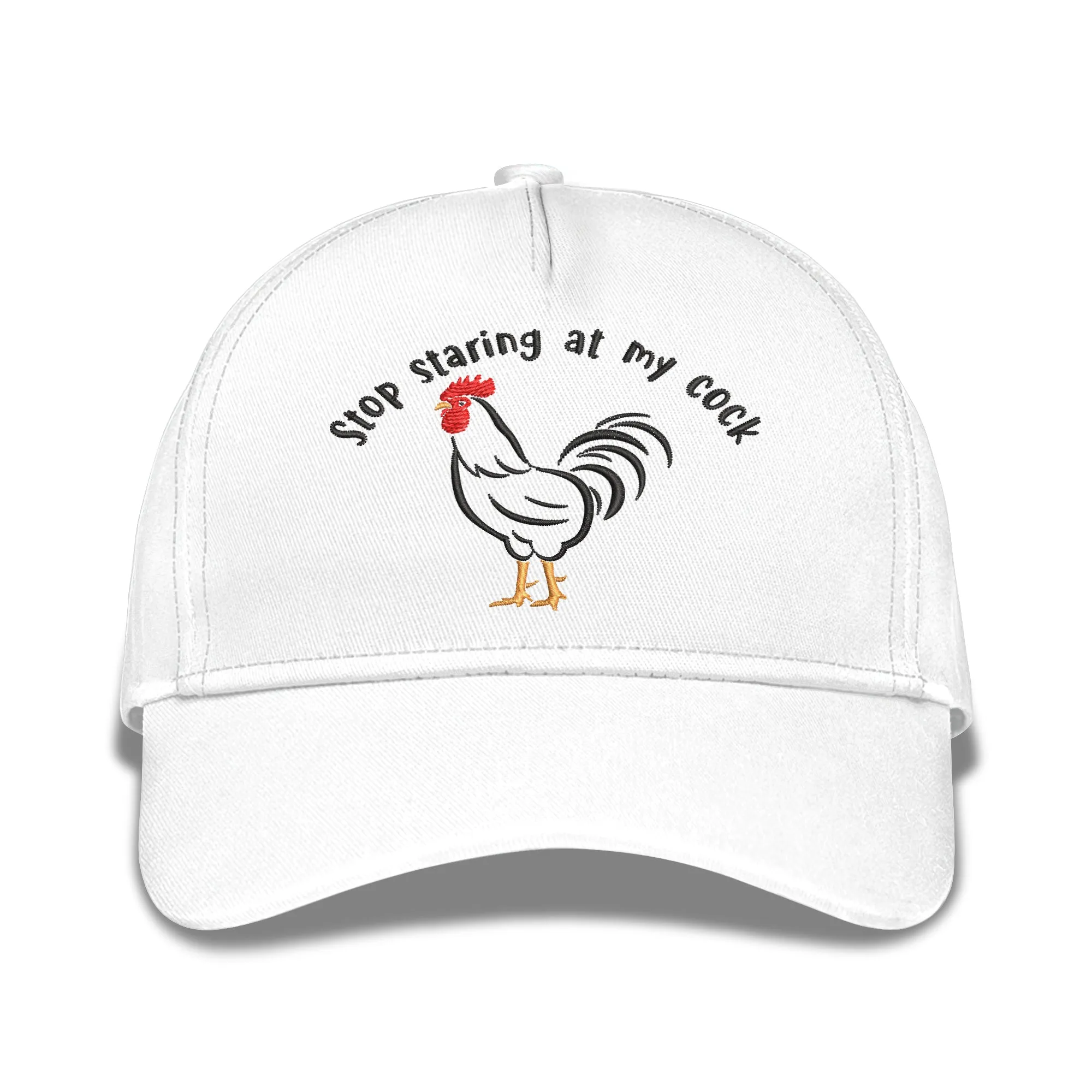 Stop Staring At My Cook Embroidered Baseball Caps