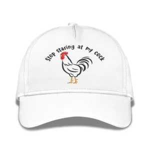 Stop Staring At My Cook Embroidered Baseball Caps