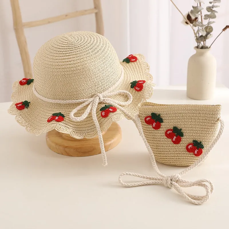Summer Girls Hats and Shoulders Sets