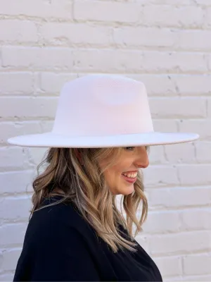 The Dandy Wide Brim Hat- Cream
