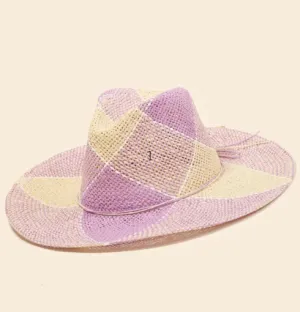 TWO TONE STRAW BRAID HAT // 3 COLORS