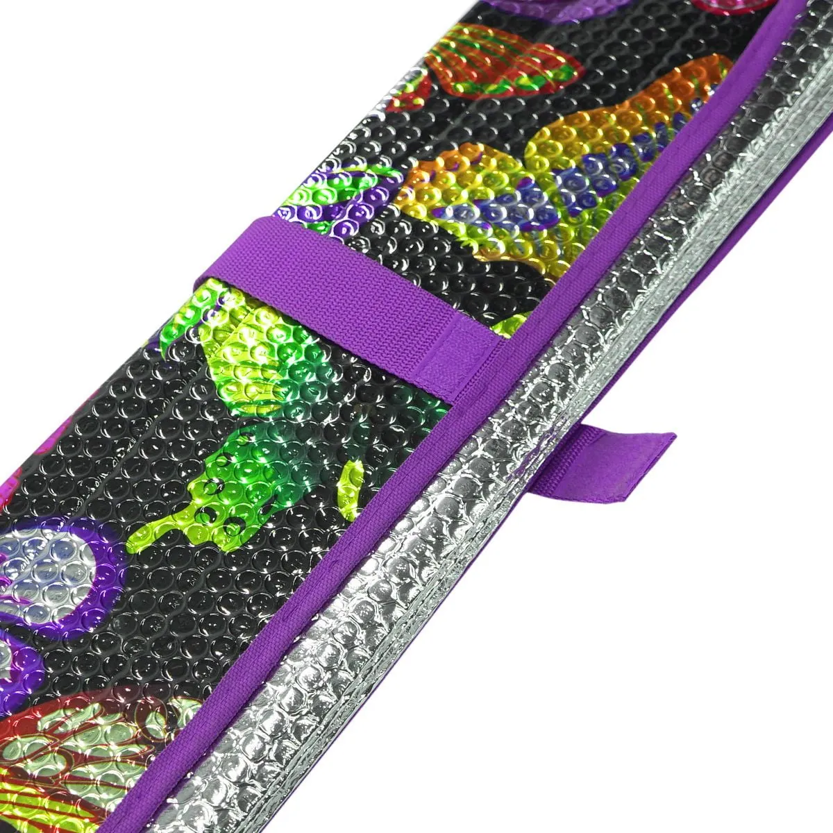 Universal Sun Shade Sedan SUV Hatchback Liftback Purple Butterfly 63'' x 28.5''