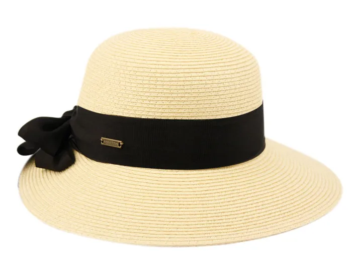 Women's Paper Straw Braid Cloche Hats with Sun Protection 2916