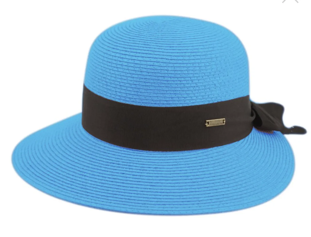 Women's Paper Straw Braid Cloche Hats with Sun Protection 2916