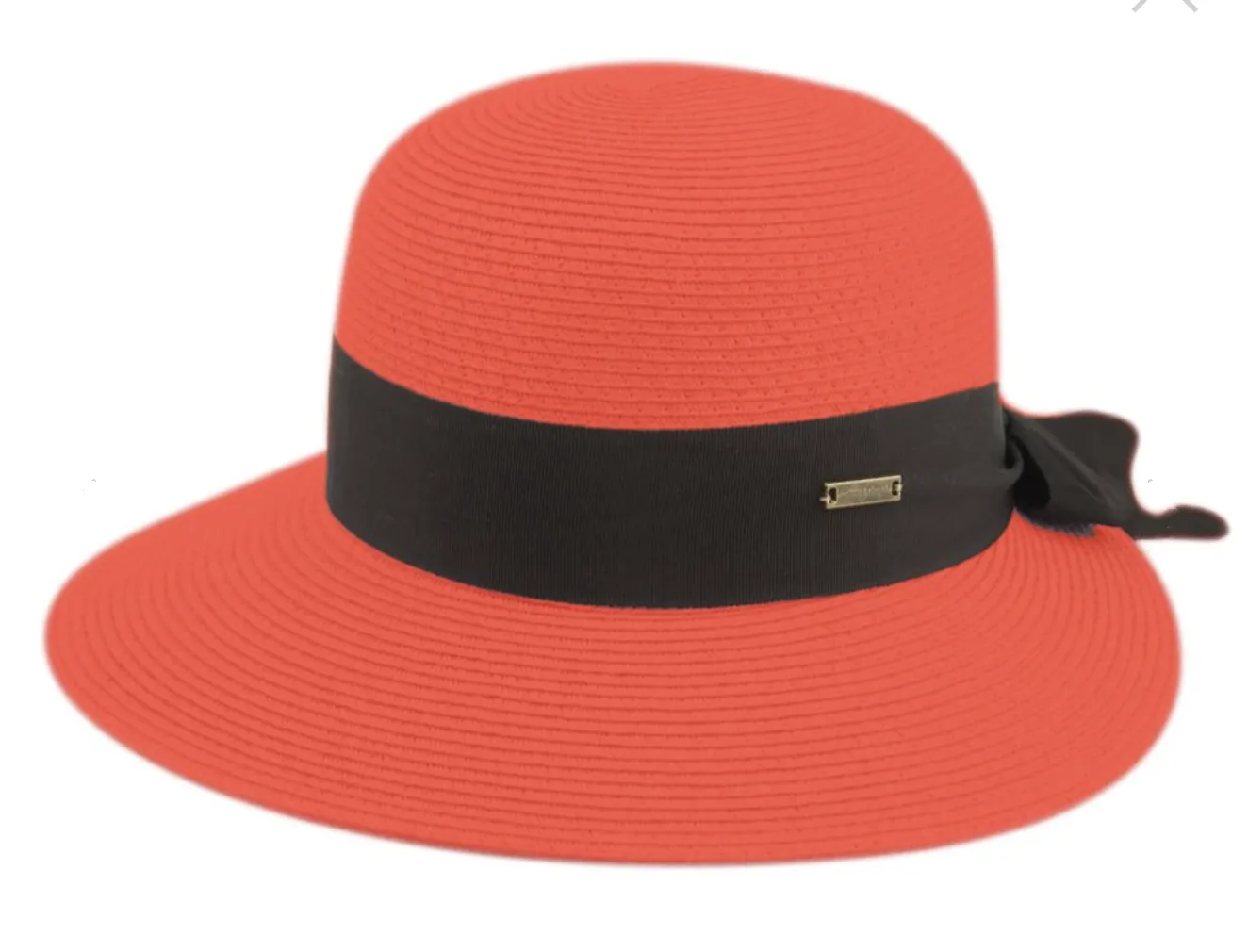 Women's Paper Straw Braid Cloche Hats with Sun Protection 2916
